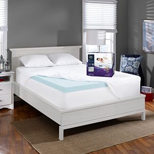 Serta PerfecTemp 3'' Gel Memory Foam Deep-Pocket Mattress Topper