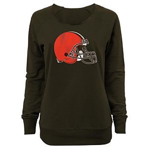 Juniors' Cleveland Browns Off-Shoulder Sweatshirt