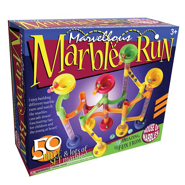 House of Marbles 70-Piece Marvelous Marble Run Set main image 1