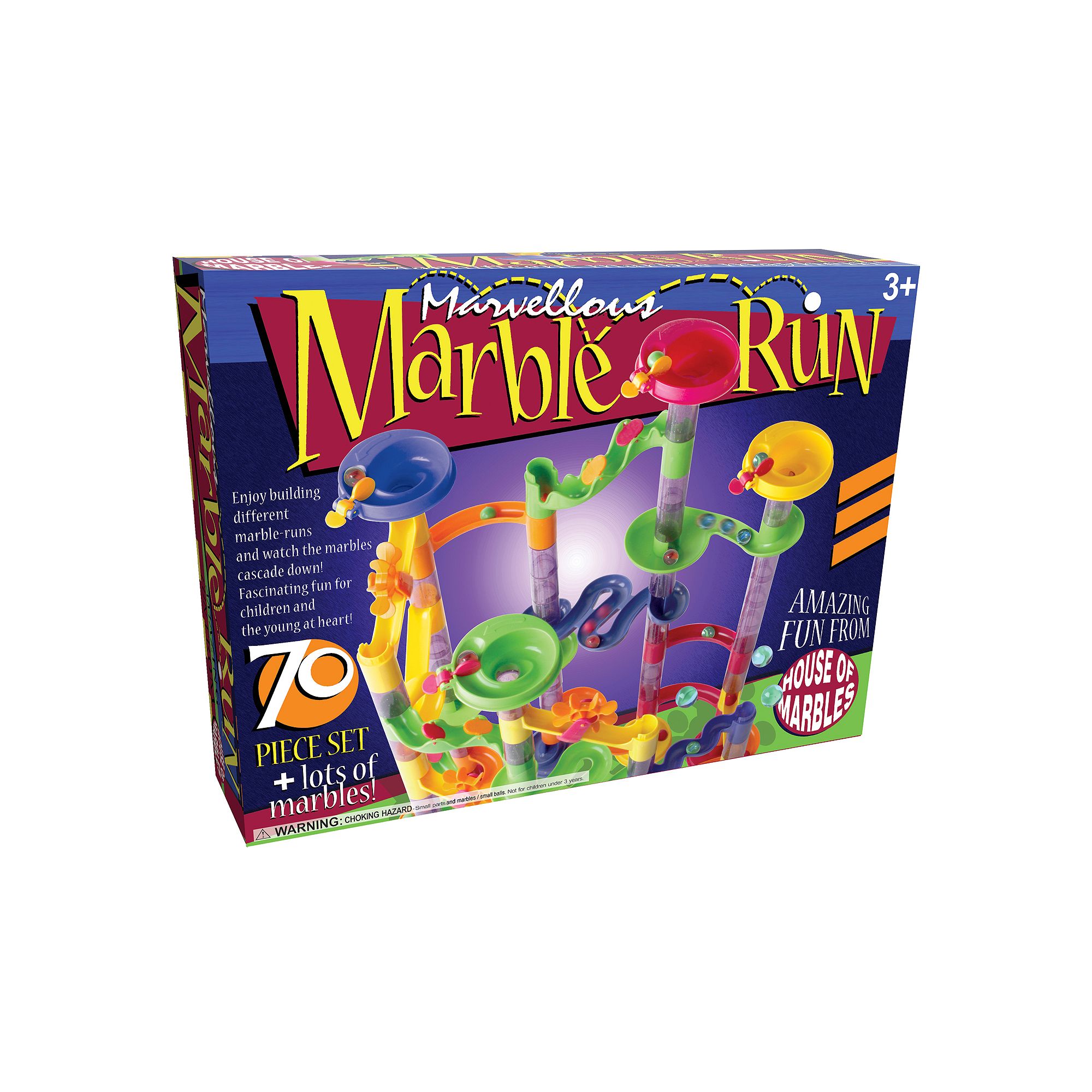 99416943 Marvellous Marble Run 70-pc. Set by House of Marbl sku 99416943
