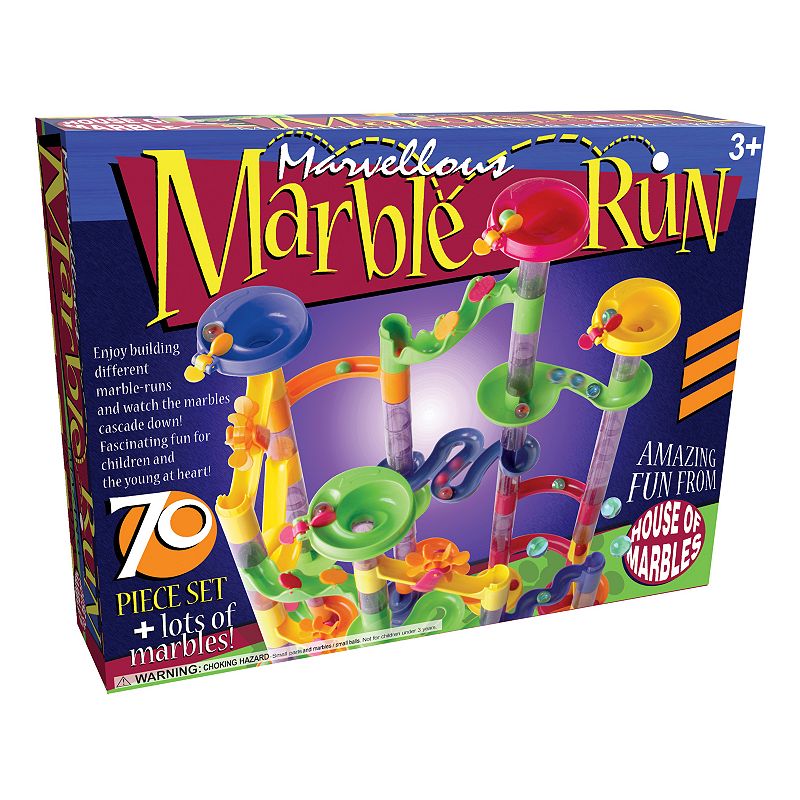 Marvellous Marble Run 70-pc. Set by House of Marbles, Multicolor