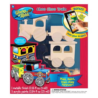 MasterPieces Works of Ahhh... Wood Painting Kit - Coo Coo Train