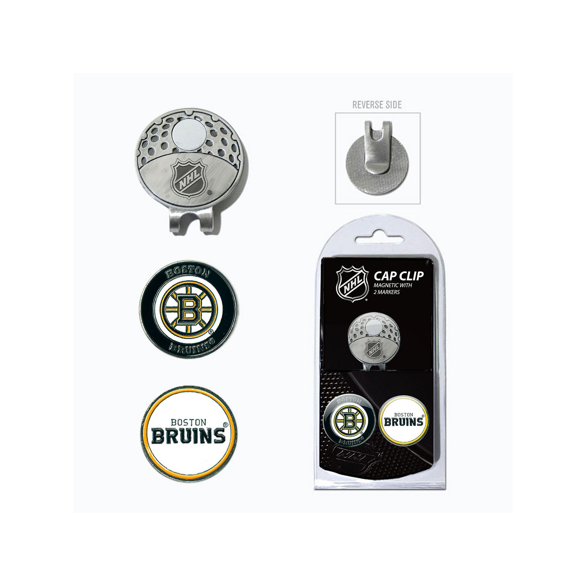 Team Golf Boston Bruins Cap Clip & Magnetic Ball Markers