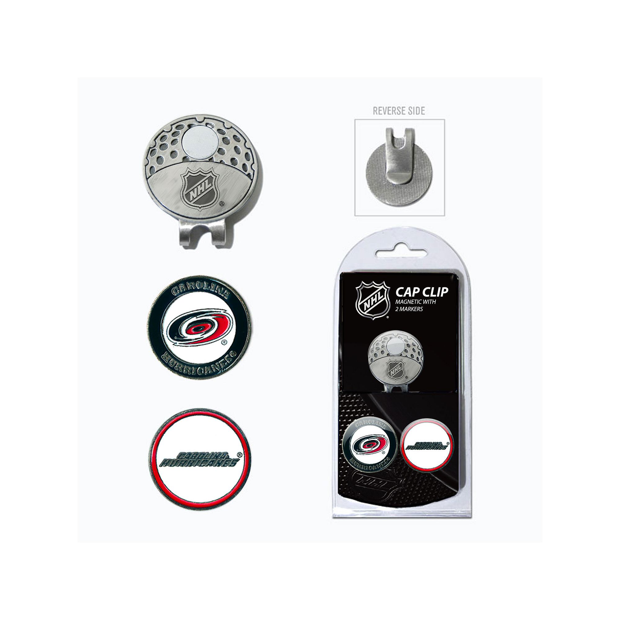 Team Golf Carolina Hurricanes Cap Clip & Magnetic Ball Markers