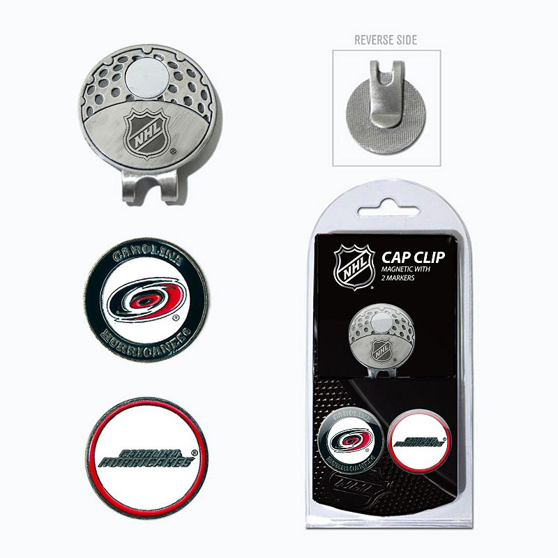 Team Golf Carolina Hurricanes Cap Clip & Magnetic Ball Markers, Multicolor