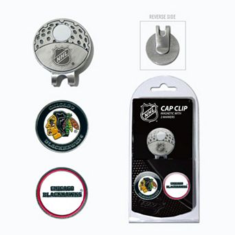 Team Golf Chicago Blackhawks Cap Clip & Magnetic Ball Markers