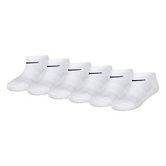 Kids Nike 6 pk Dri-FIT Performance No-Show Socks