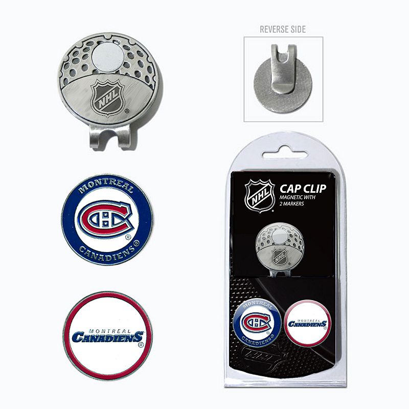 Team Golf Montreal Canadiens Cap Clip & Magnetic Ball Markers, Multicolor