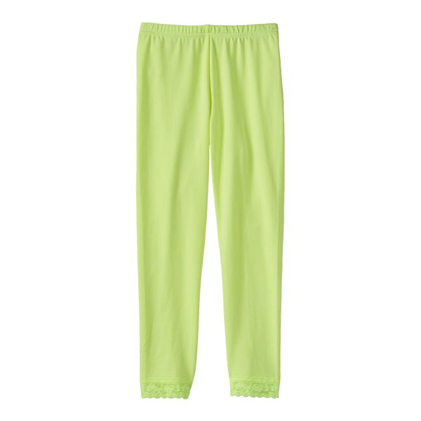 Jumping Beans® Solid LaceTrim Leggings Girls 410