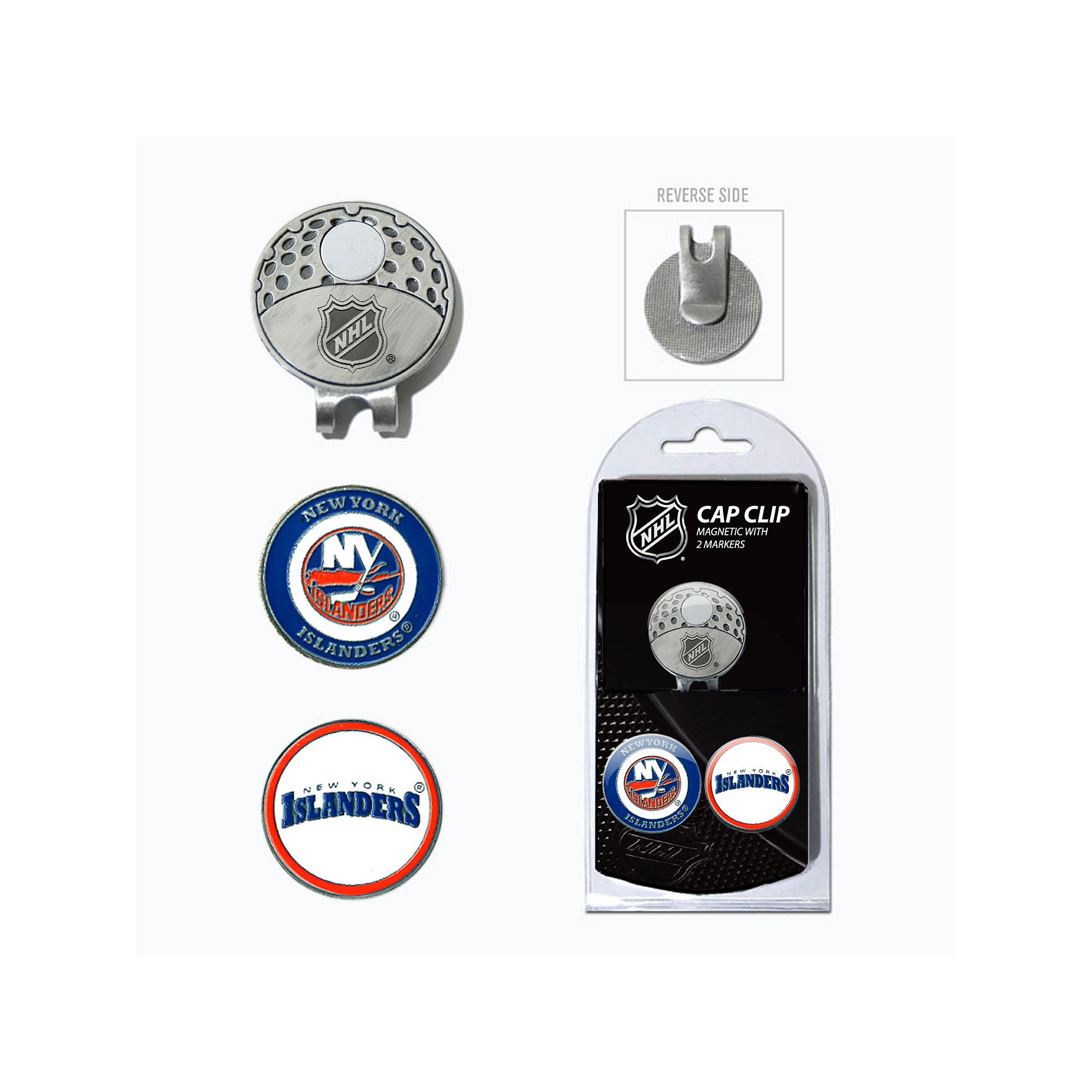 Team Golf New York Islanders Cap Clip & Magnetic Ball Markers, Isl Team