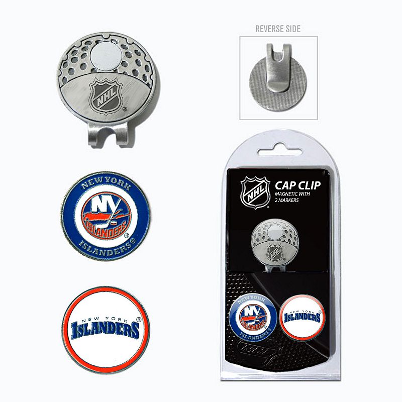 Team Golf New York Islanders Cap Clip & Magnetic Ball Markers, Multicolor