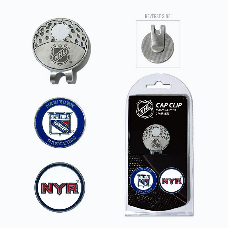 Team Golf New York Rangers Cap Clip & Magnetic Ball Markers, Multicolor