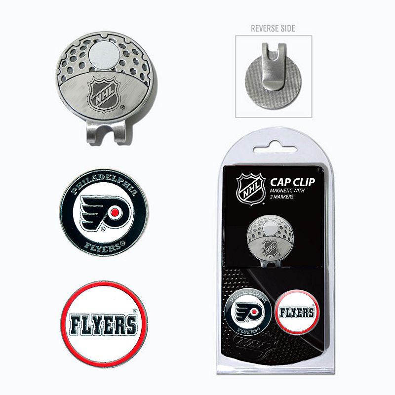 Team Golf Philadelphia Flyers Cap Clip & Magnetic Ball Markers, Fly Team
