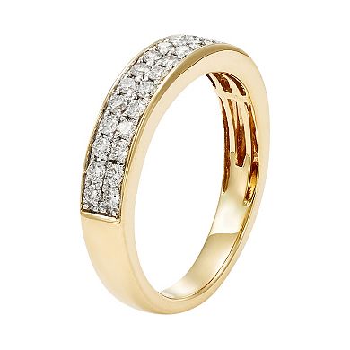 1/2 Carat T.W. IGL Certified Diamond 14k Gold Wedding Ring