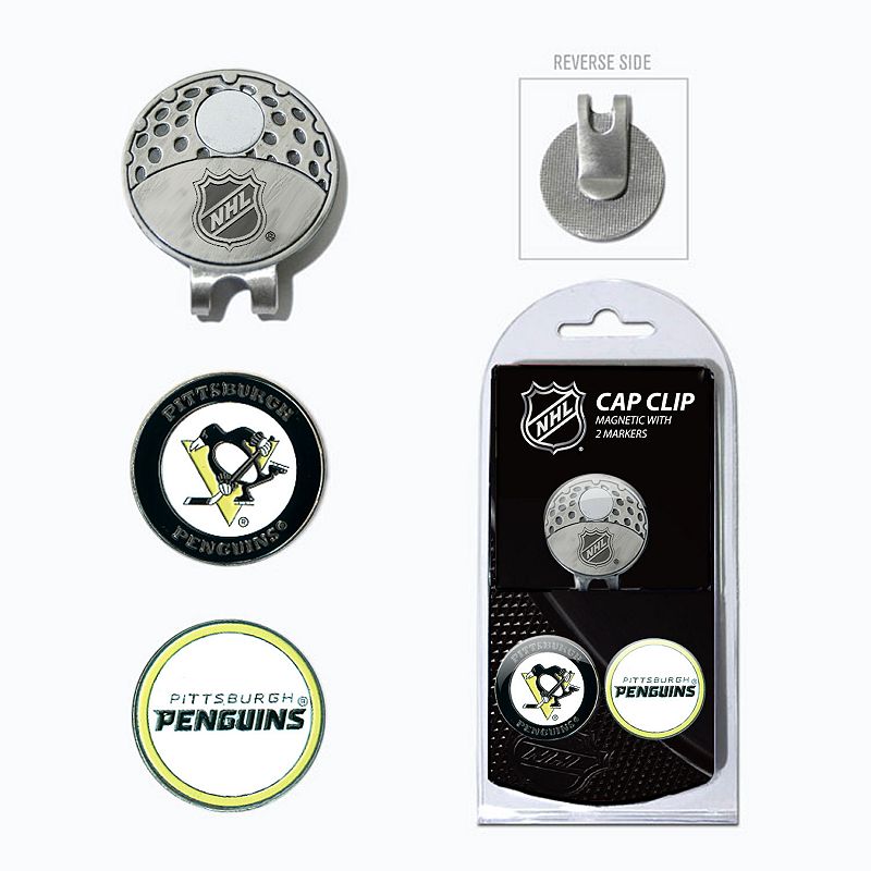 Team Golf Pittsburgh Penguins Cap Clip & Magnetic Ball Markers, Multicolor