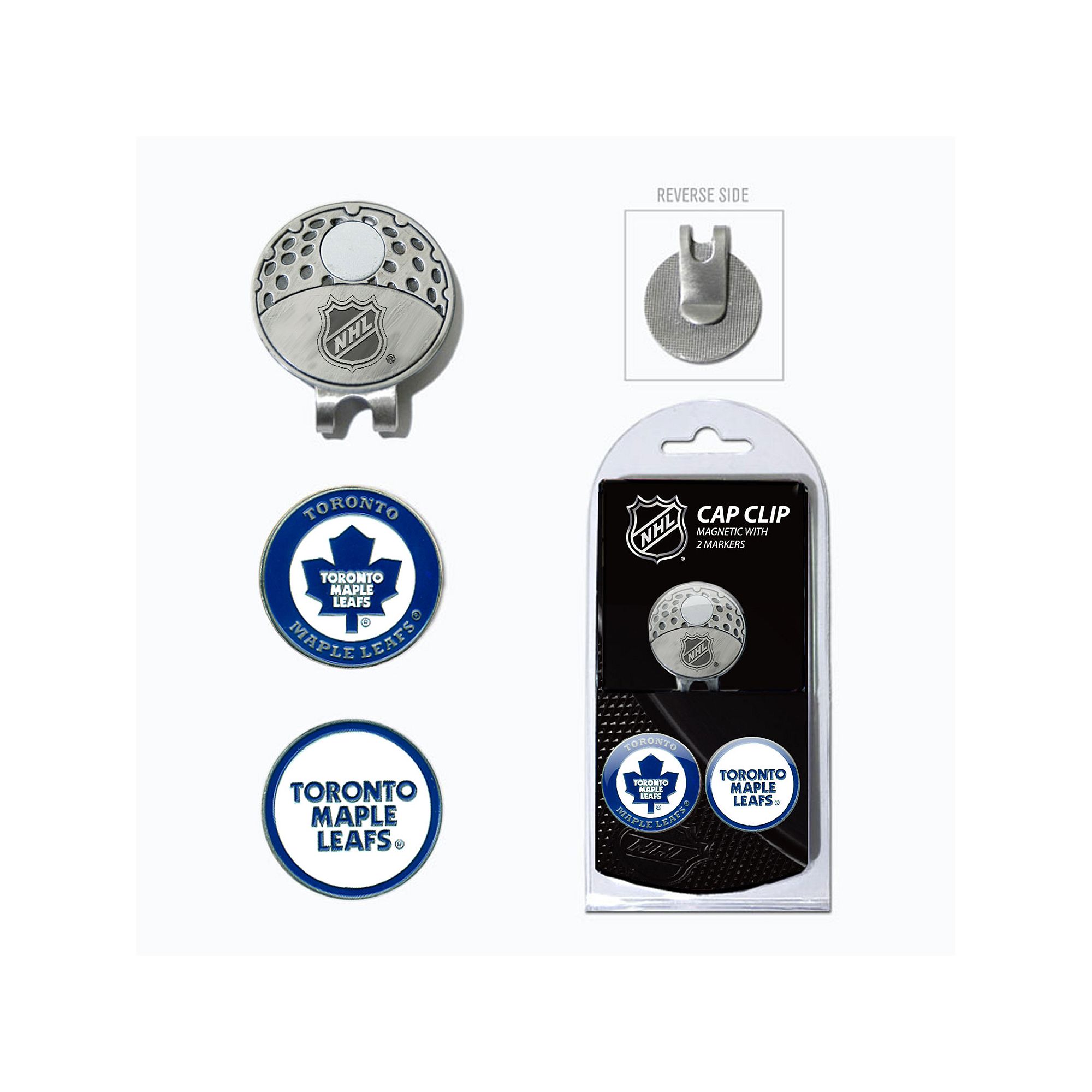 Team Golf Toronto Maple Leafs Cap Clip & Magnetic Ball Markers, Mpl Team