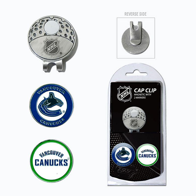 Team Golf Vancouver Canucks Cap Clip & Magnetic Ball Markers, Cnk Team