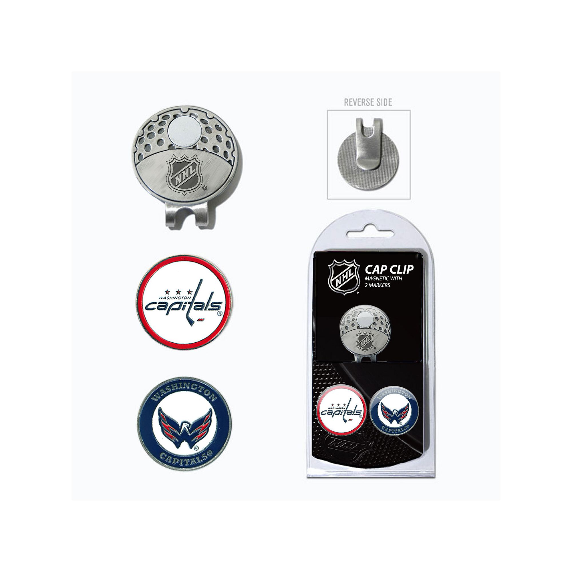 Team Golf Washington Capitals Cap Clip & Magnetic Ball Markers