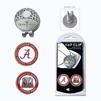 Team Golf Alabama Crimson Tide Cap Clip & Magnetic Ball Markers