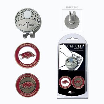 Team Golf Arkansas Razorbacks Cap Clip & Magnetic Ball Markers