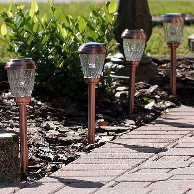 Smart Solar Charleston Outdoor Pathway Light 6-piece Set