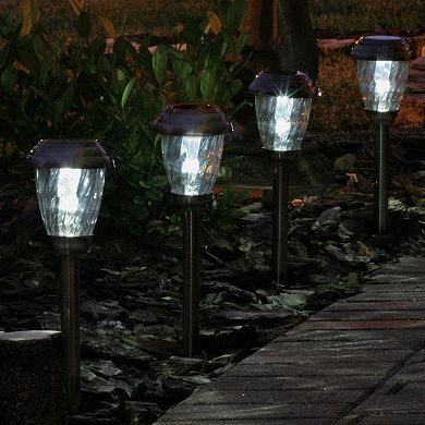 Smart Solar Charleston Outdoor Pathway Light 6-piece Set