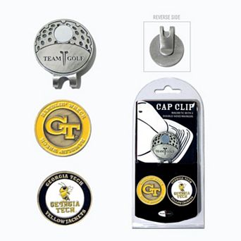 Team Golf Georgia Tech Yellow Jackets Cap Clip & Magnetic Ball Markers