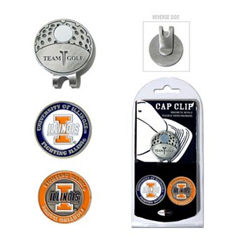 Team Golf Illinois Fighting Illini Cap Clip & Magnetic Ball Markers