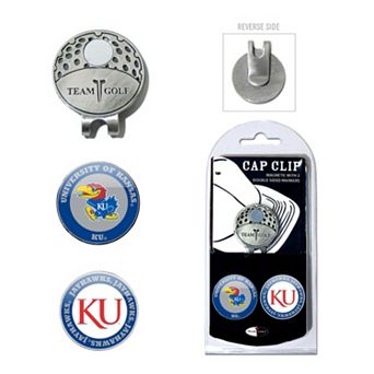 Team Golf Kansas Jayhawks Cap Clip & Magnetic Ball Markers