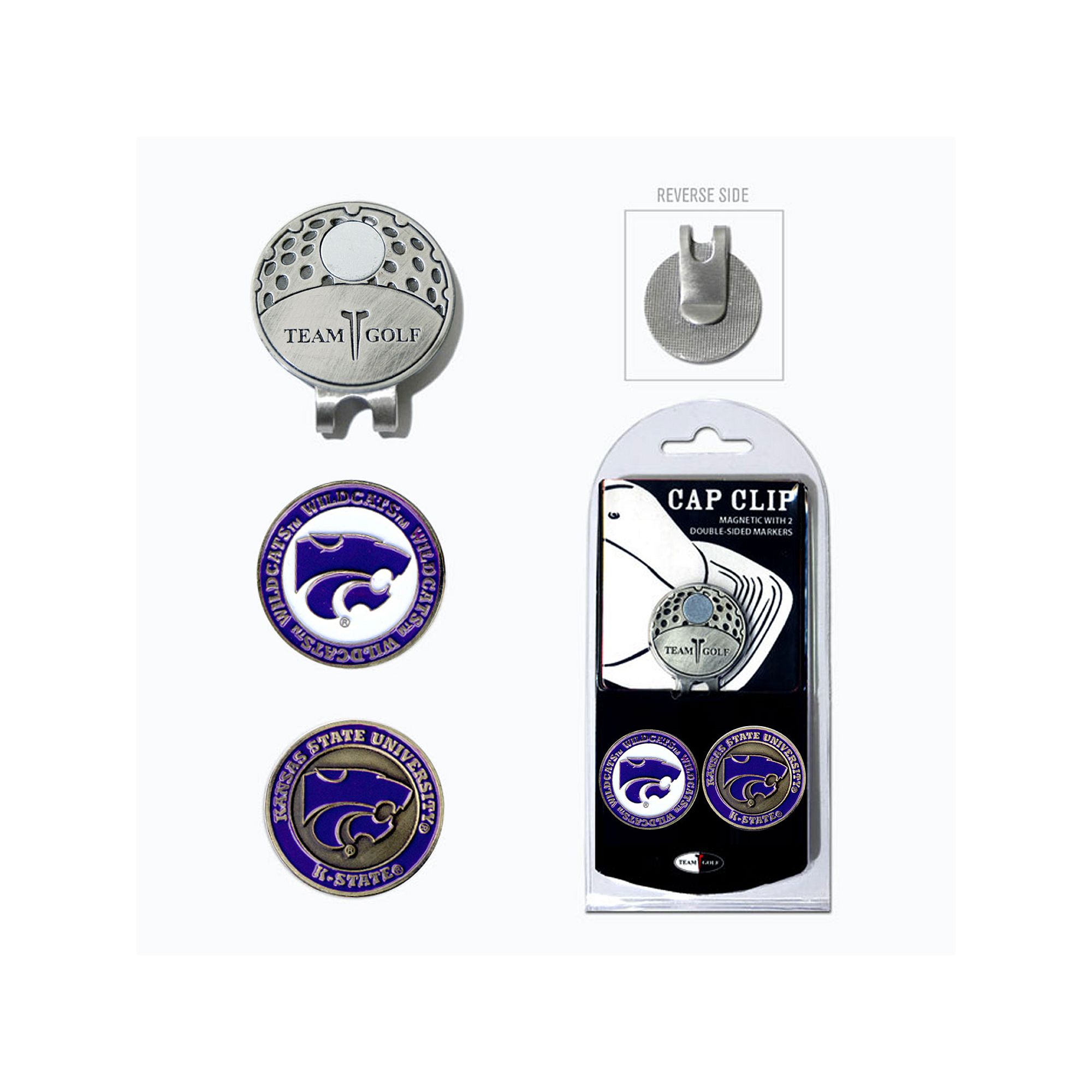 Team Golf Kansas State Wildcats Cap Clip & Magnetic Ball Markers