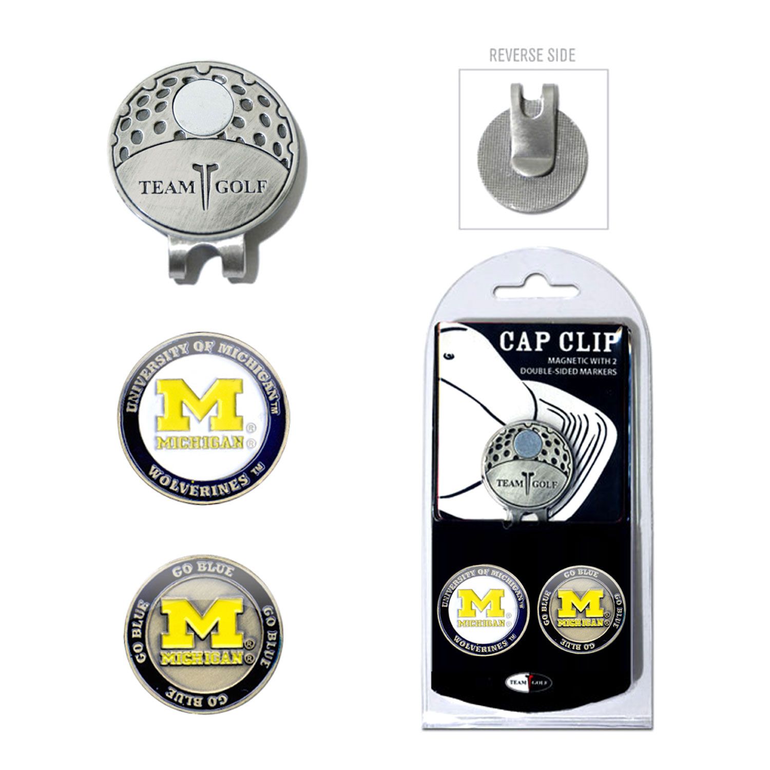 Team Golf Detroit Lions Cap Clip & Magnetic Ball Markers