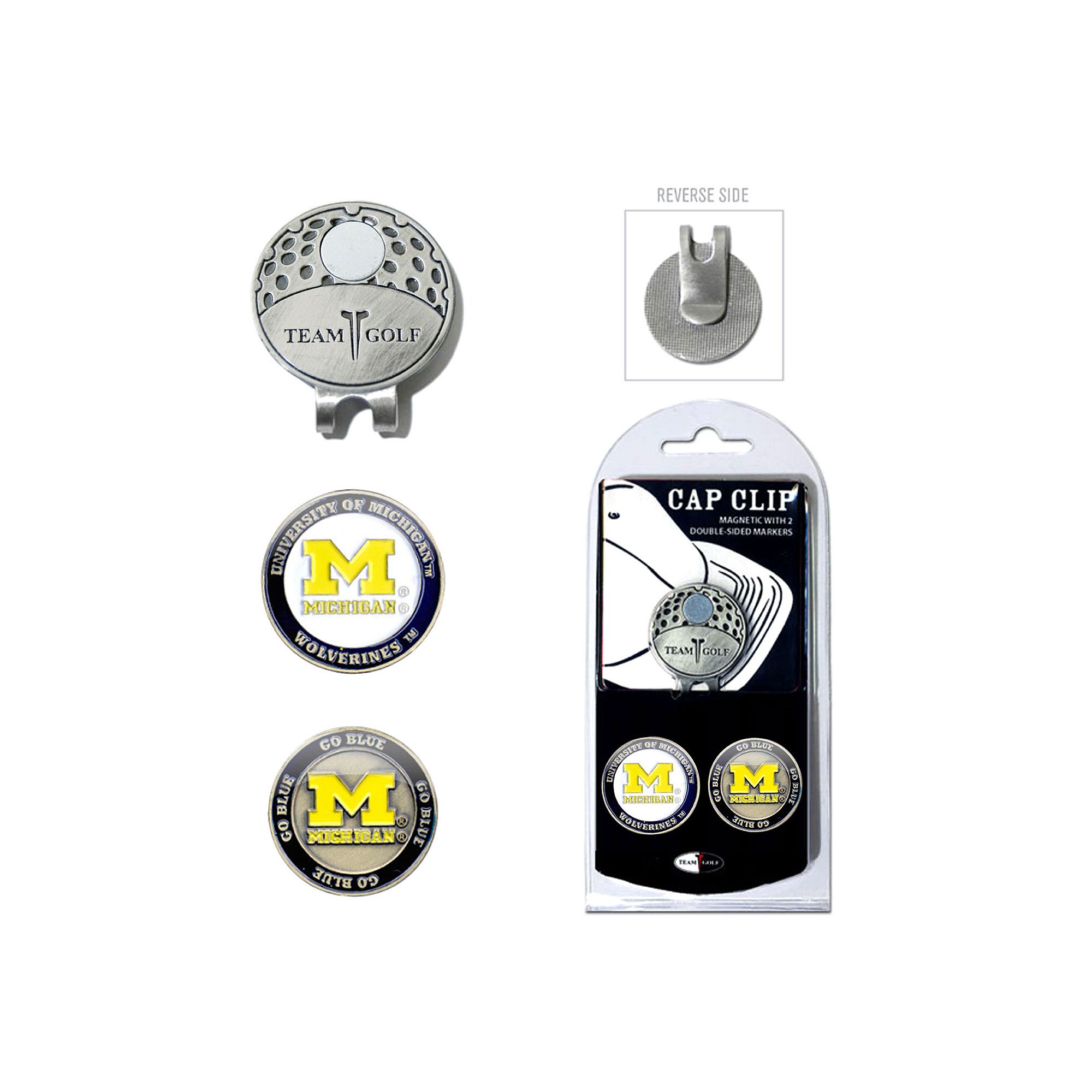 Team Golf Michigan Wolverines Cap Clip & Magnetic Ball Markers