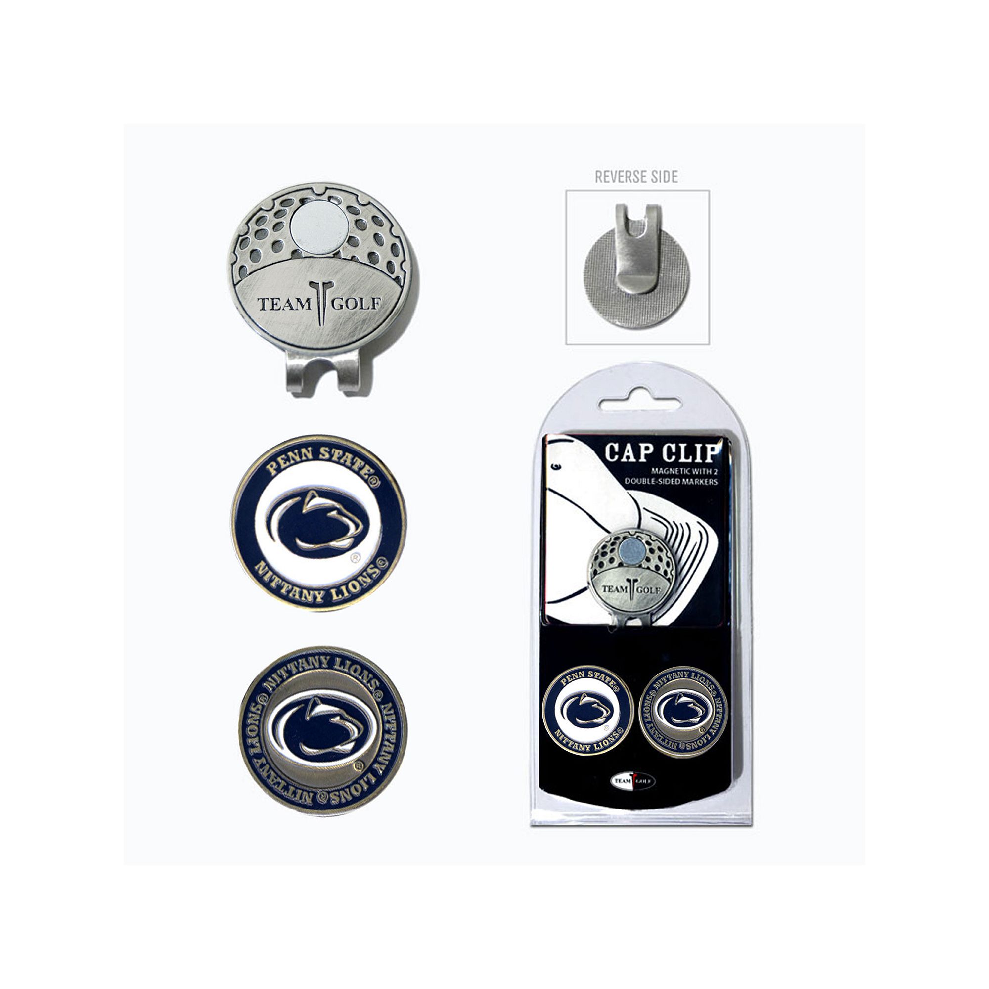 Team Golf Penn State Nittany Lions Cap Clip & Magnetic Ball Markers