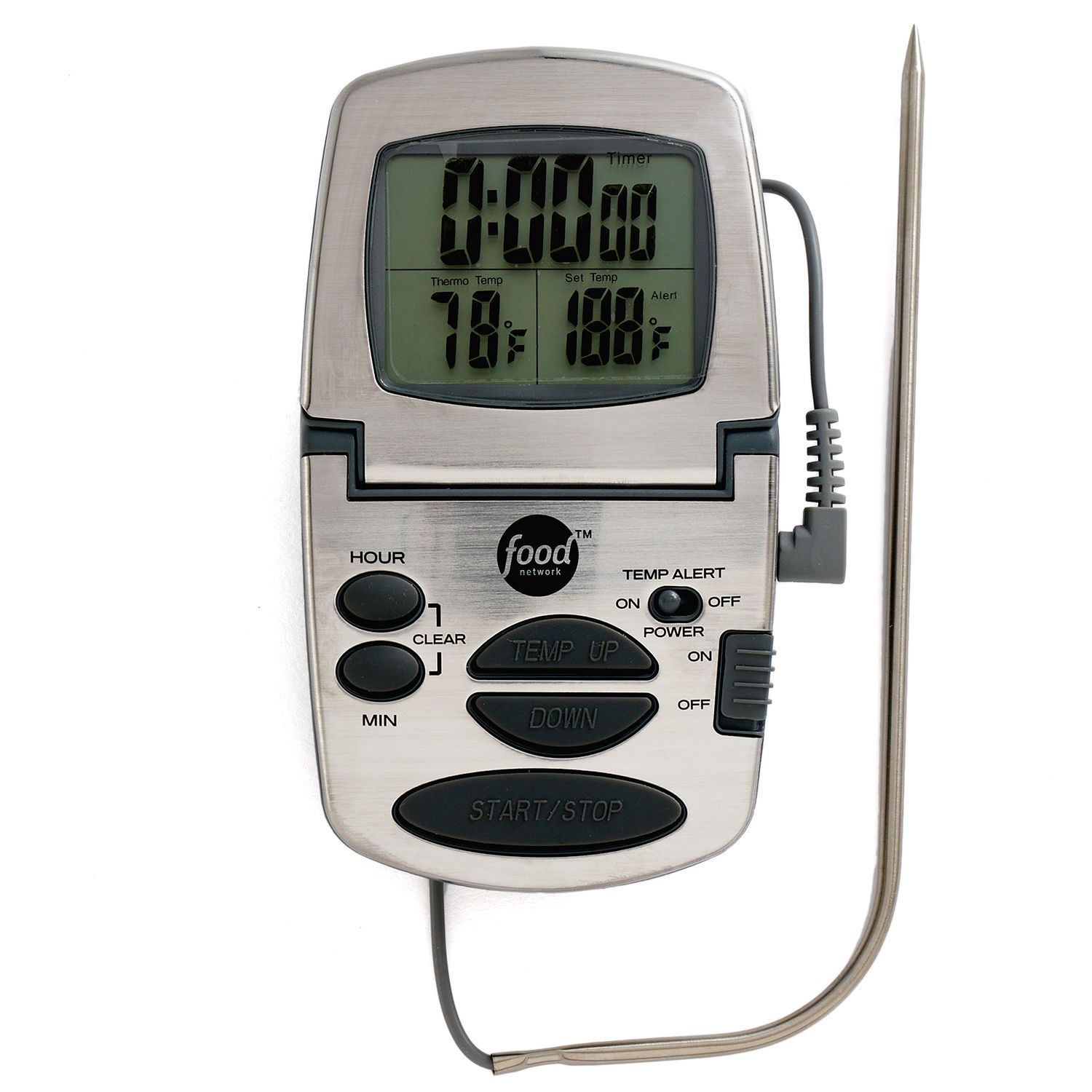 Acu-Rite Digital Probe Cooking Kitchen Thermometer with Pager