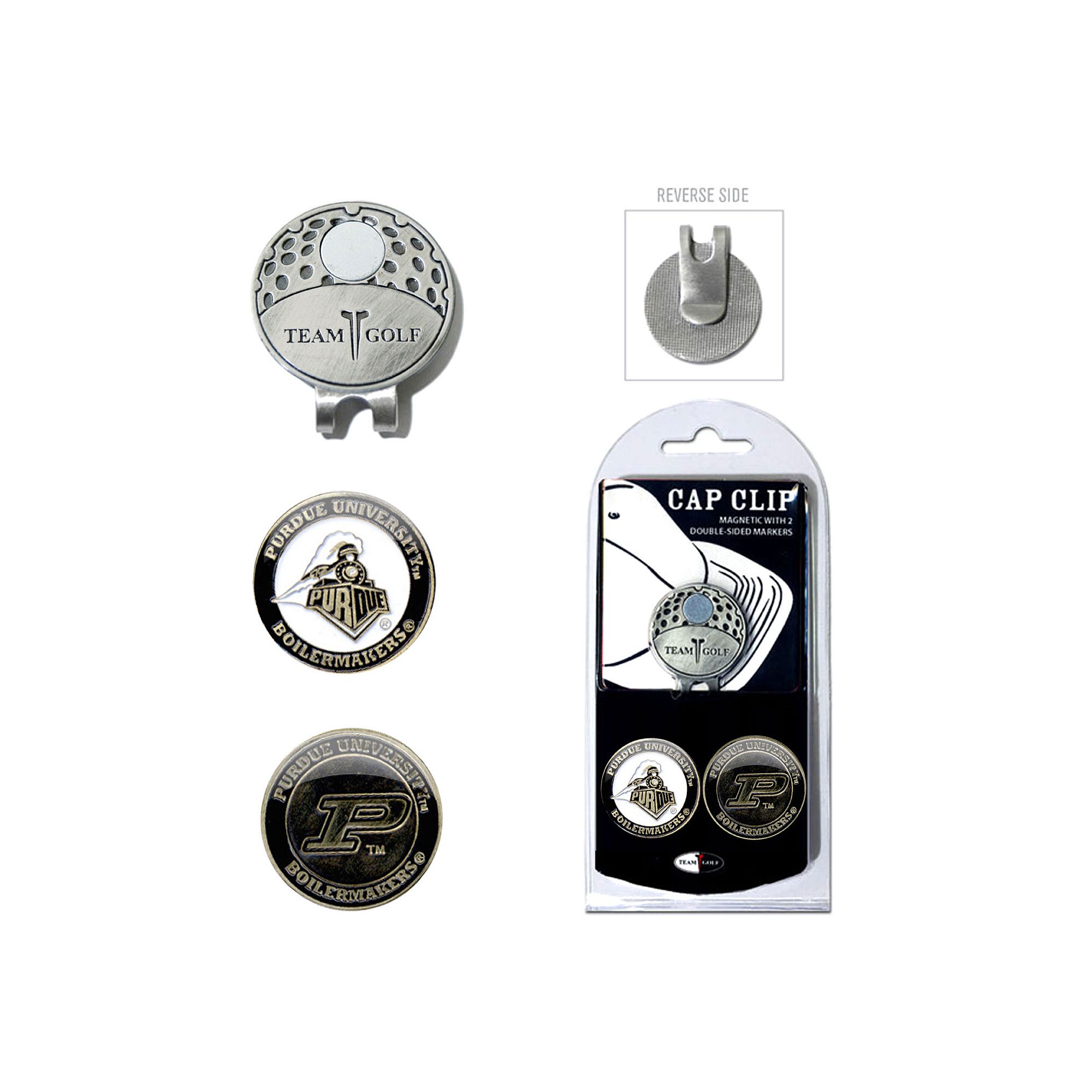 Team Golf Purdue Boilermakers Cap Clip & Magnetic Ball Markers
