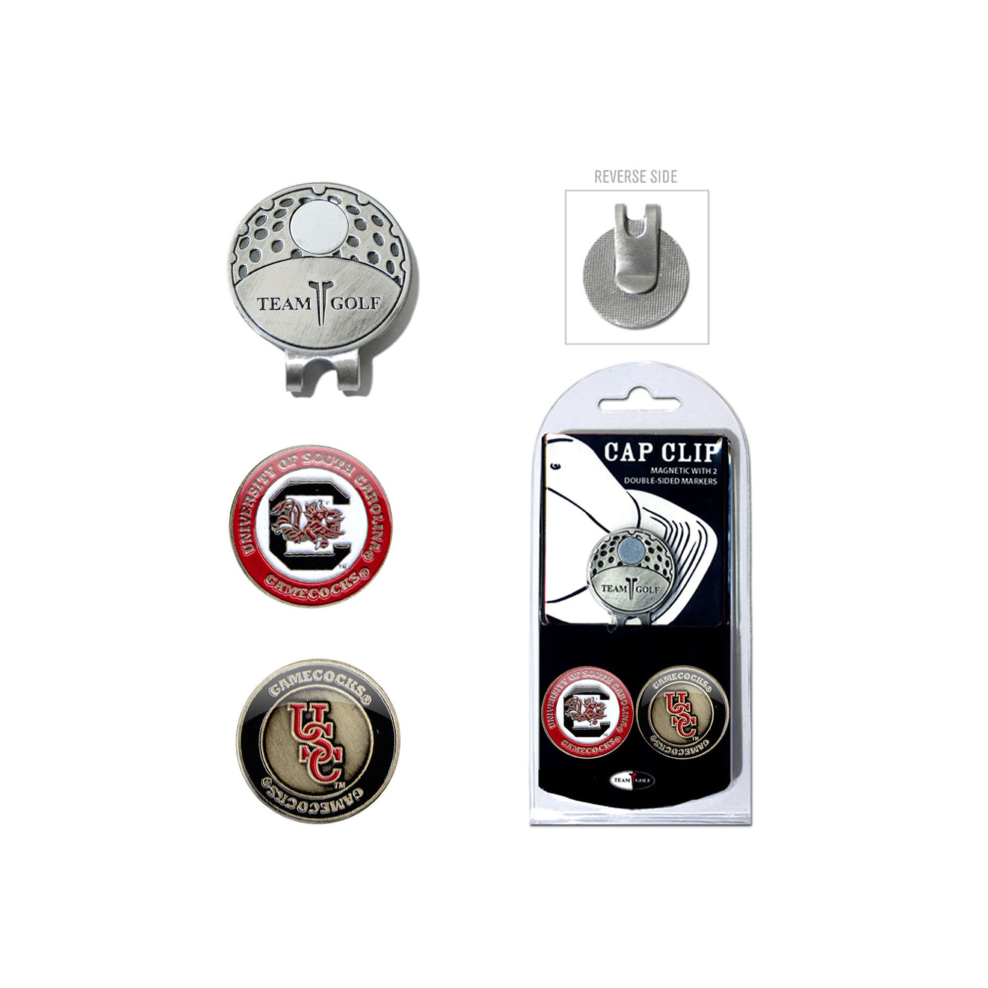 Team Golf South Carolina Gamecocks Cap Clip & Magnetic Ball Markers
