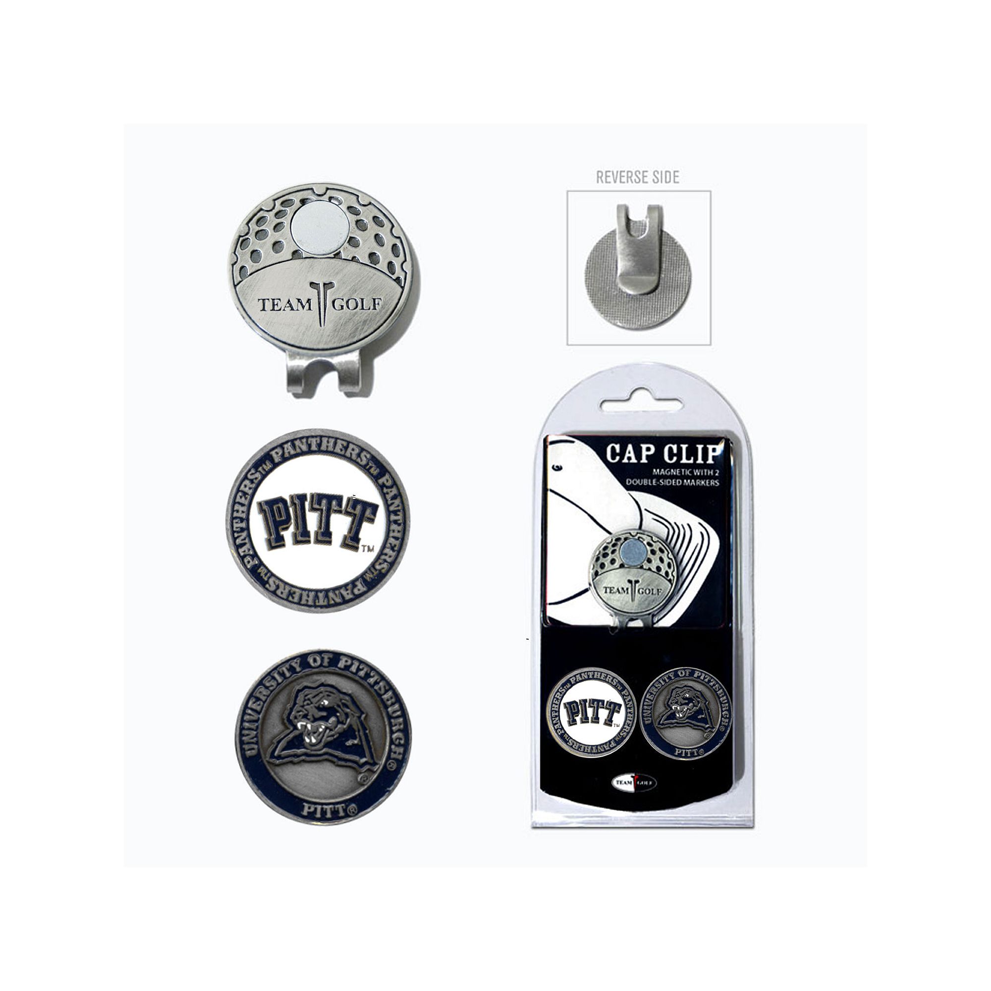 Team Golf Pitt Panthers Cap Clip & Magnetic Ball Markers