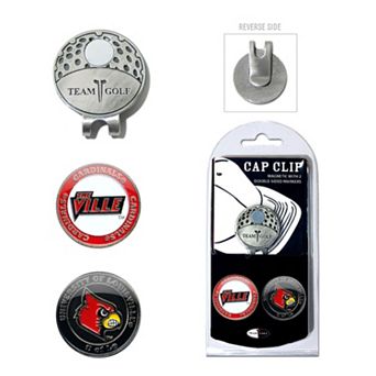 Team Golf Louisville Cardinals Cap Clip & Magnetic Ball Markers
