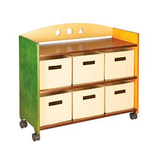 Guidecraft See & Store Rolling Storage Center