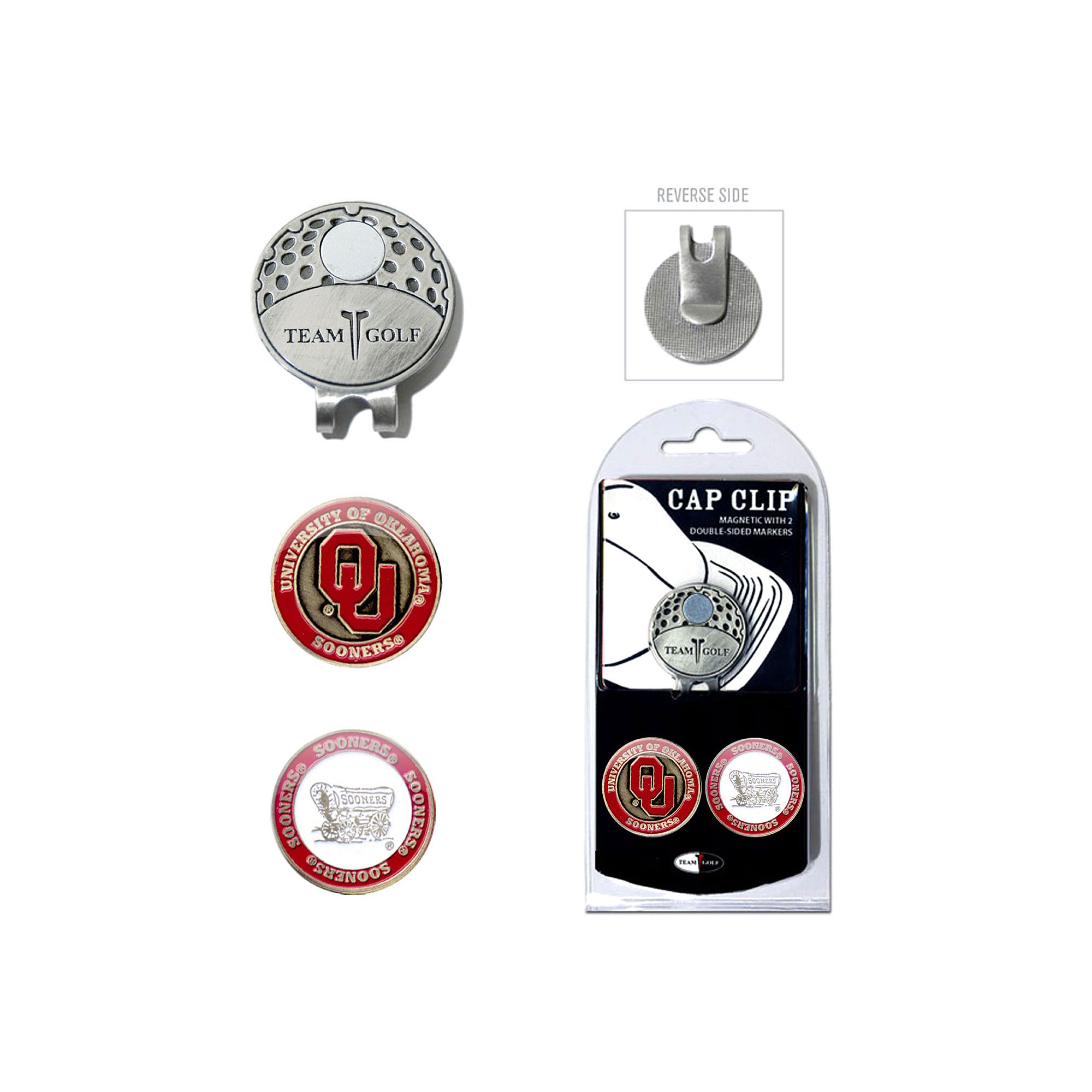 Team Golf Oklahoma Sooners Cap Clip & Magnetic Ball Markers