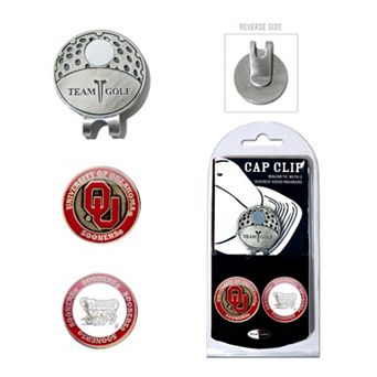 Team Golf Oklahoma Sooners Cap Clip & Magnetic Ball Markers