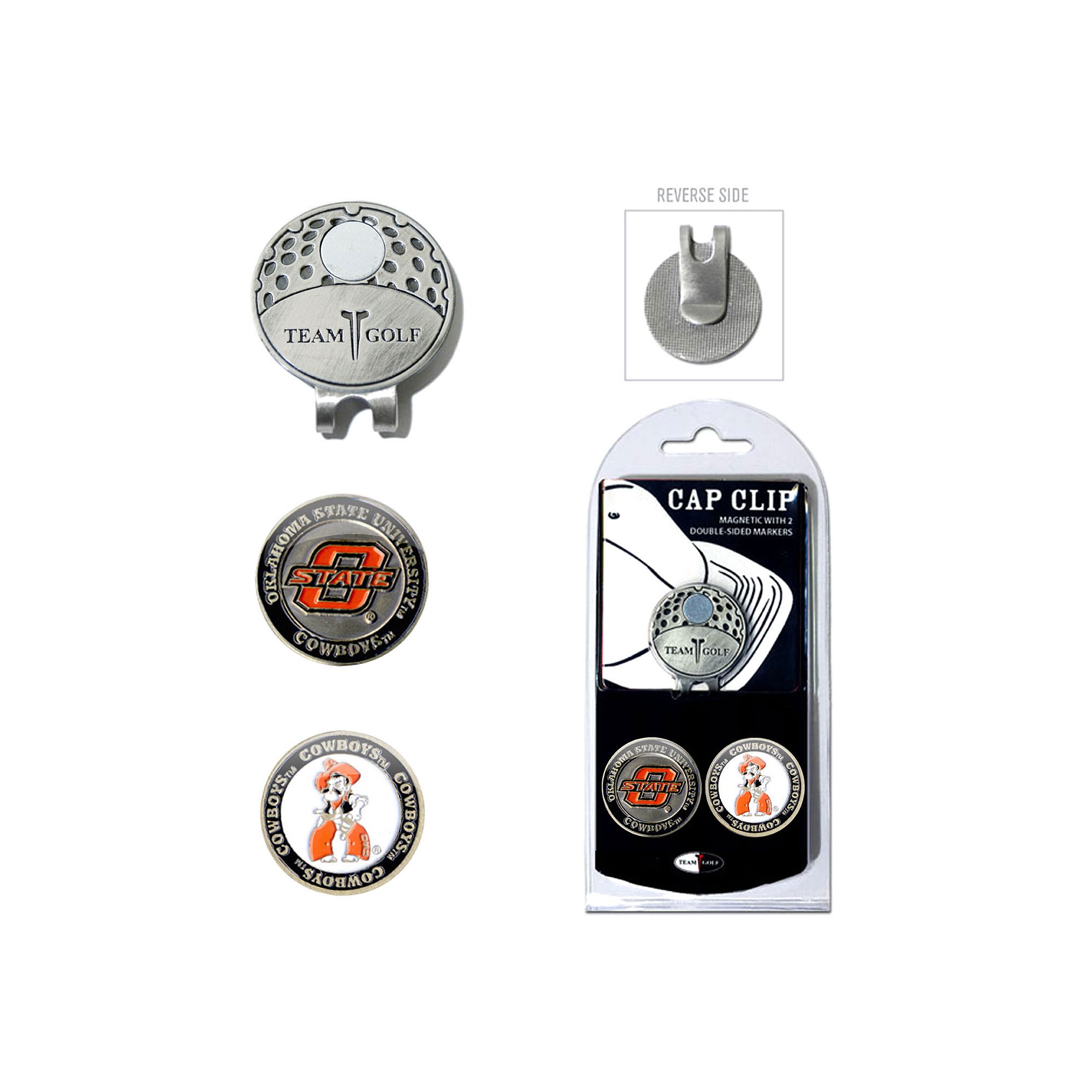 Team Golf Oklahoma State Cowboys Cap Clip & Magnetic Ball Markers