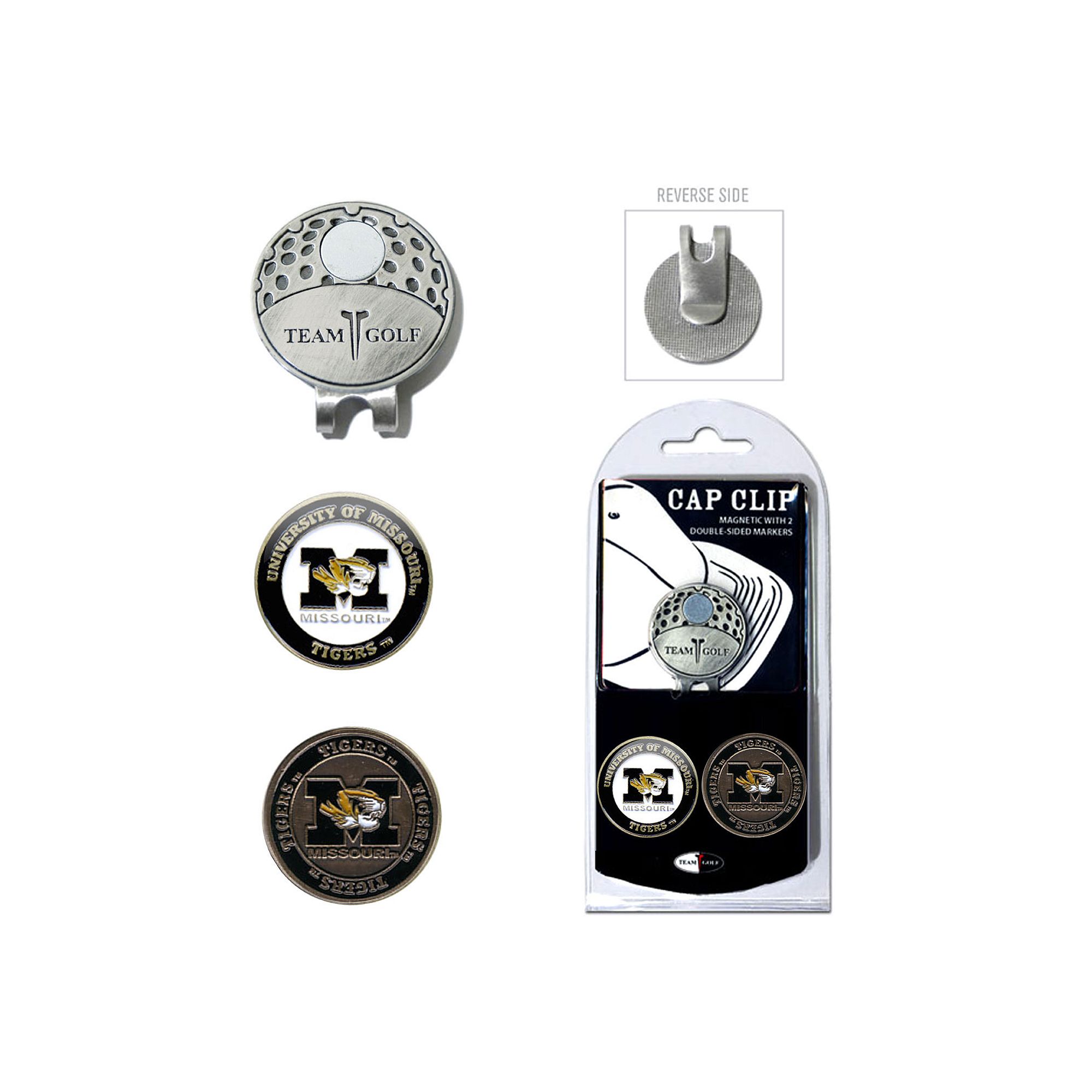 Team Golf Missouri Tigers Cap Clip & Magnetic Ball Markers