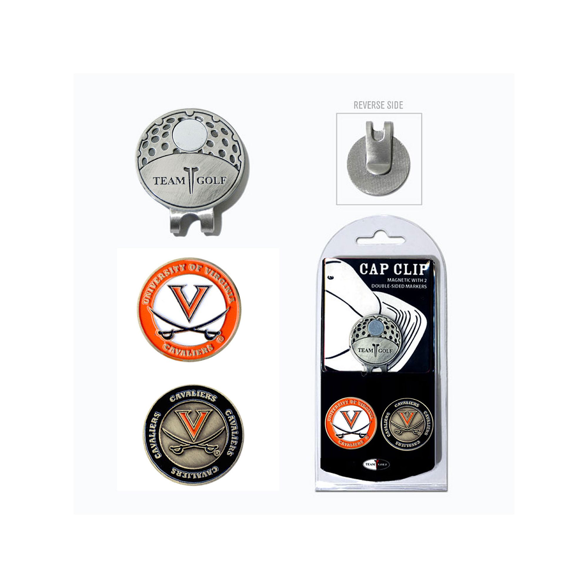 Team Golf Virginia Cavaliers Cap Clip & Magnetic Ball Markers