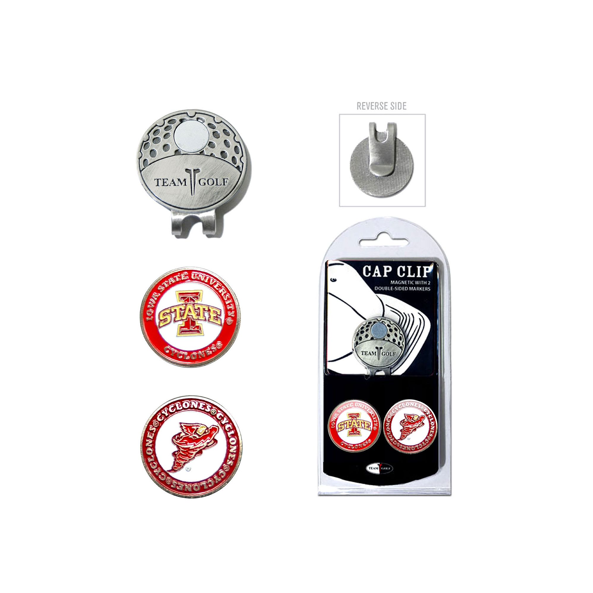 Team Golf Iowa State Cyclones Cap Clip & Magnetic Ball Markers