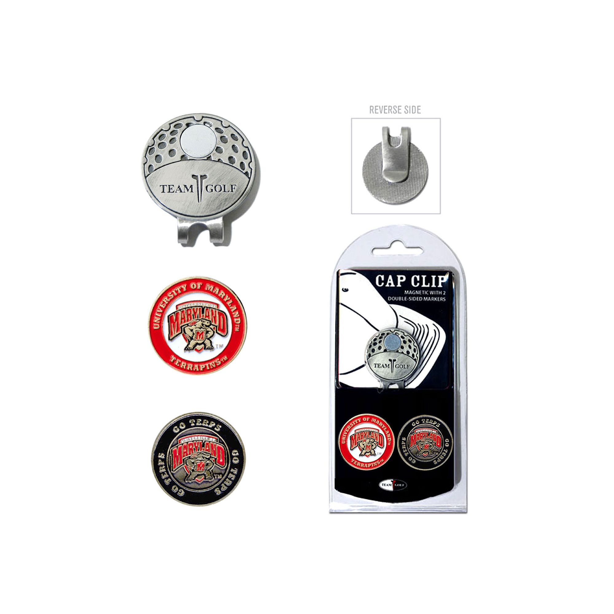 Team Golf Maryland Terrapins Cap Clip & Magnetic Ball Markers