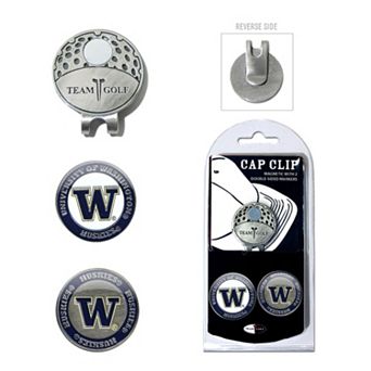 Team Golf Washington Huskies Cap Clip & Magnetic Ball Markers
