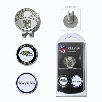 Team Golf Baltimore Ravens Cap Clip & Magnetic Ball Markers