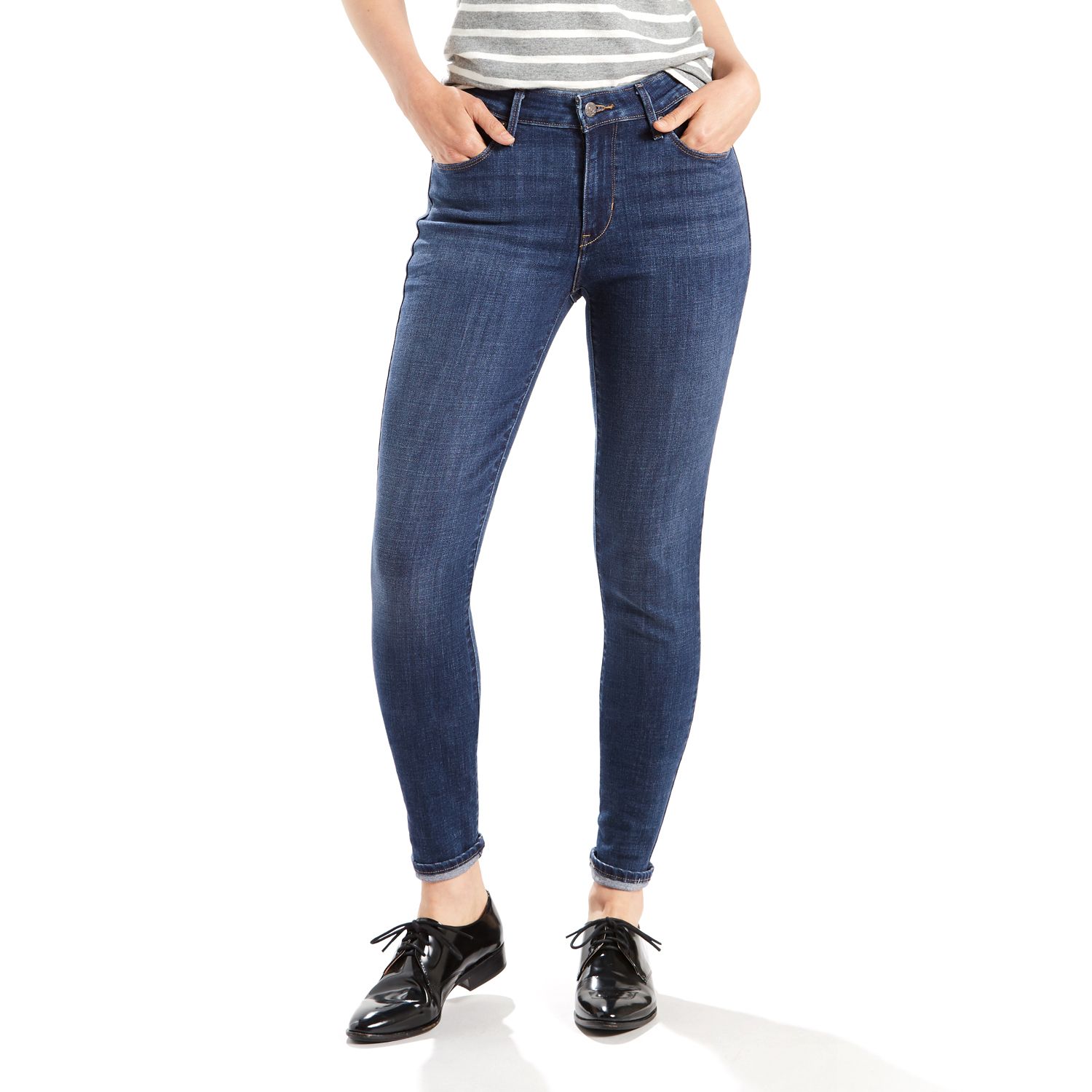 Classic Mid Rise Skinny Jeans