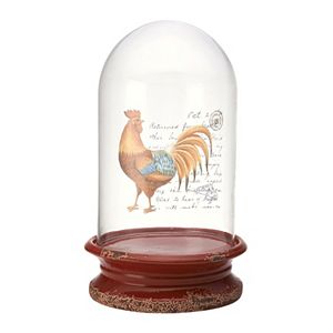Elements Rooster Dome Decor